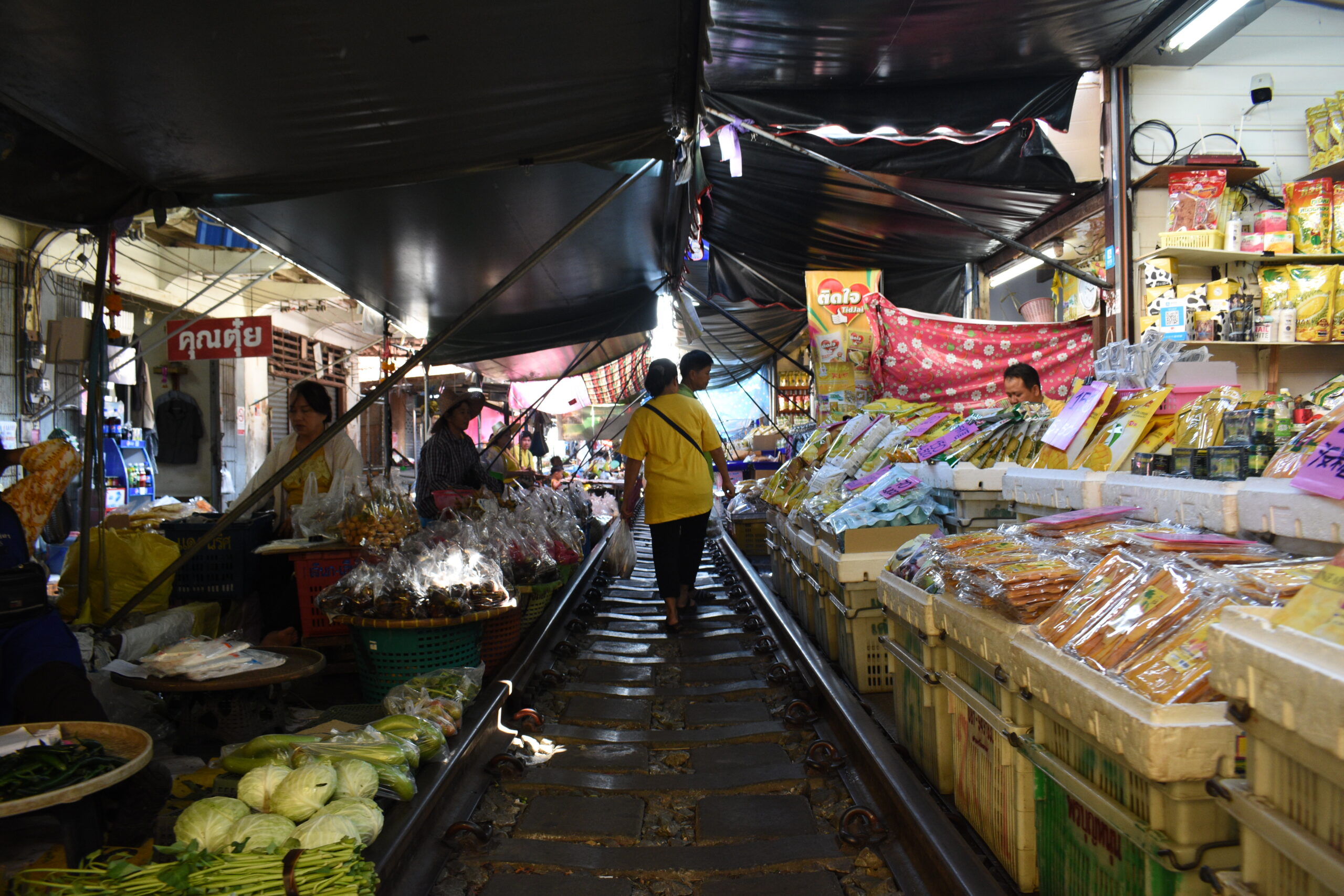 Mae Klong Railway Market in Thailand | Wandering Traveler